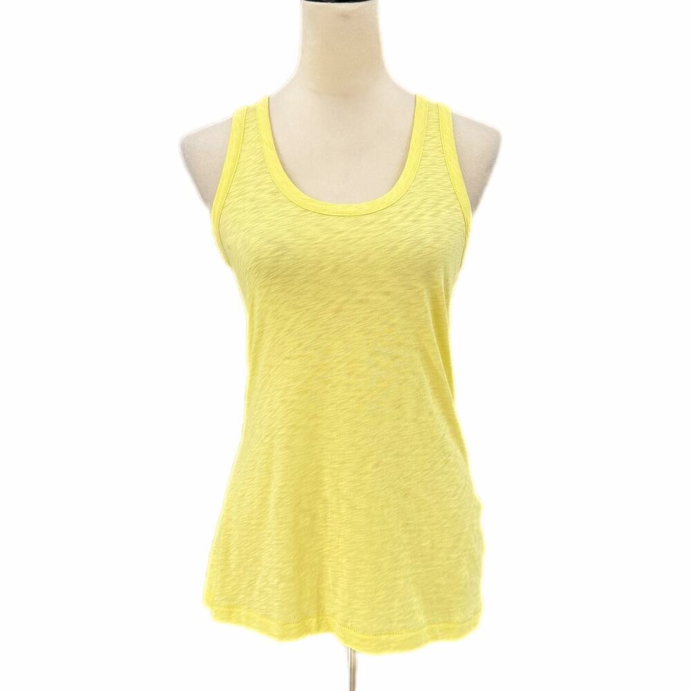 Rag & Bone NWT Yellow The Classic Beater Cotton Classic Basic Layering Tank Top